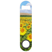Sonnenblumenfeld Speed Flaschenöffner (Rückseite)