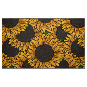 Sonnenblumenfeld-Stoff Stoff (Fat Quarter (45,7 x 55,9 cm))