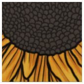 Sonnenblumenfeld-Stoff Stoff (Nahaufnahme)