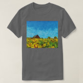 Sonnenblumenfeld T-Shirt (Design vorne)