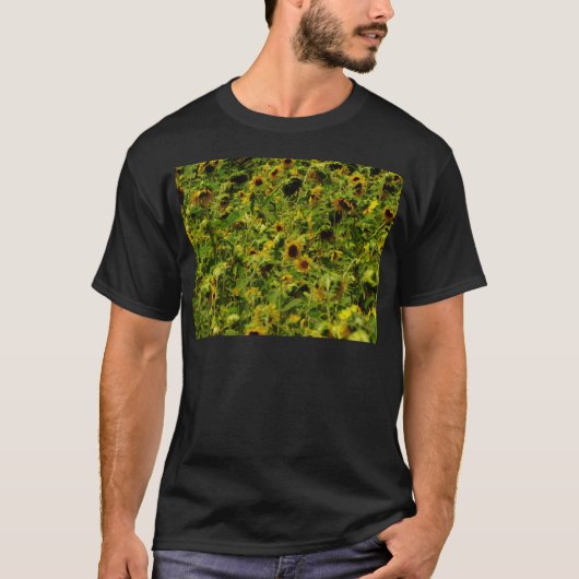 Sonnenblumenfeld T-Shirt (Vorderseite)