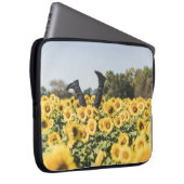 Sonnenblumenfeld tagsüber laptopschutzhülle (Vorne Rechts)