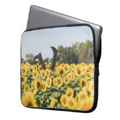 Sonnenblumenfeld tagsüber laptopschutzhülle (Vorderseite Links)