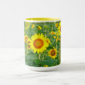 Sonnenblumenfeld Tasse (Zentrum)