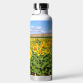 Sonnenblumenfeld Trinkflasche (Rechts)
