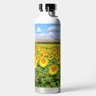 Sonnenblumenfeld Trinkflasche