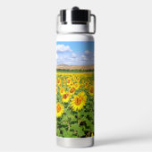 Sonnenblumenfeld Trinkflasche (Hinten)