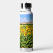 Sonnenblumenfeld Trinkflasche (rechts)
