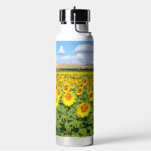 Sonnenblumenfeld Trinkflasche