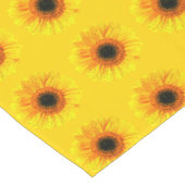 Sonnenblumenfeld und Ukraine symbolische Wohngesta Kurzer Tischläufer (Ecke)