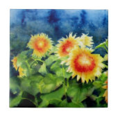 Sonnenblumenfelder 1 fliese (Vorderseite)