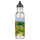 Sonnenblumenfelder Edelstahlflasche (Rechts)