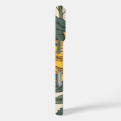 Sonnenblumenfelder: Ein lebendiges Blumenmuster Case-Mate iPhone Hülle (Rückseite / Rechts)