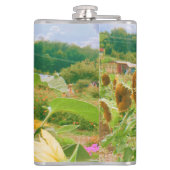 Sonnenblumenfelder Flachmann (Rückseite)