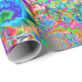 Sonnenblumenfelder für immer blau geschenkpapier (Rolleneckpunkt)