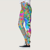 Sonnenblumenfelder für immer - blau leggings (Links)