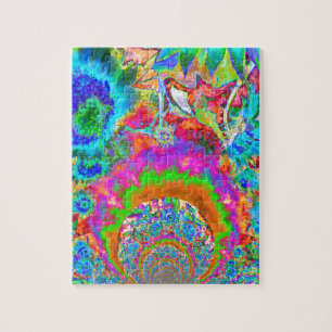 Sonnenblumenfelder für immer - blau puzzle