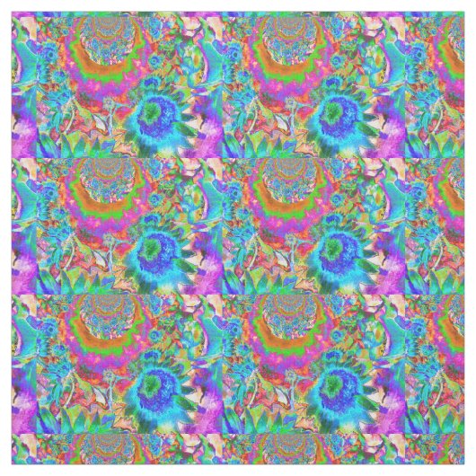 Sonnenblumenfelder für immer blau stoff (Muster)