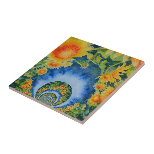 Sonnenblumenfelder für immer fliese (Seite)