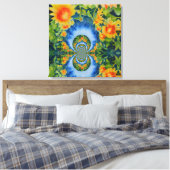 Sonnenblumenfelder für immer leinwanddruck (Insitu (Schlafzimmer))