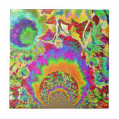 Sonnenblumenfelder für immer - orange fliese (Vorderseite)