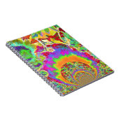 Sonnenblumenfelder für immer - orange notizblock (Rechte Seite)