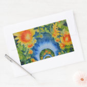 Sonnenblumenfelder für immer rechteckiger aufkleber (Umschlag)