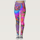 Sonnenblumenfelder für immer - rosa leggings (Vorderseite)
