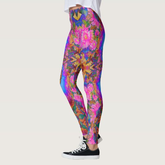 Sonnenblumenfelder für immer - rosa leggings (Links)