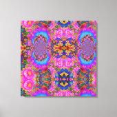 Sonnenblumenfelder für immer - rosa leinwanddruck (Vorderseite)