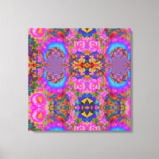 Sonnenblumenfelder für immer - rosa leinwanddruck (Vorderseite)