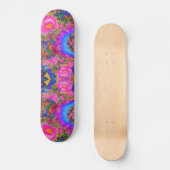 Sonnenblumenfelder für immer - rosa skateboard (Vorderseite)