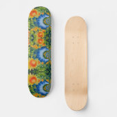 Sonnenblumenfelder für immer skateboard (Vorderseite)