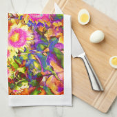 Sonnenblumenfelder Geschirrtuch (Viertel Falte)