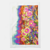 Sonnenblumenfelder Geschirrtuch (Vertikal)