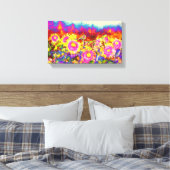 Sonnenblumenfelder Leinwanddruck (Insitu (Schlafzimmer))