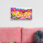 Sonnenblumenfelder Leinwanddruck (Insitu (Wohnzimmer))
