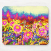 Sonnenblumenfelder Mousepad (Vorne)