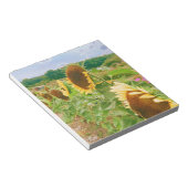 Sonnenblumenfelder Notizblock (angewinkelt)