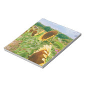 Sonnenblumenfelder Notizblock (Rotiert)