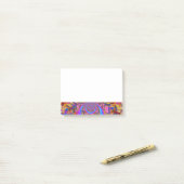 Sonnenblumenfelder - rosa post-it klebezettel (Auf Schreibtisch)