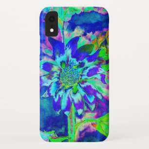 Sonnenblumenfelder - Türkis Sonnenblume Case-Mate iPhone Hülle