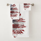 Sonnenblumenflagge Badhandtuch Set (Insitu)