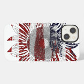 Sonnenblumenflagge iPhone hülle (Rückseite (Horizontal))