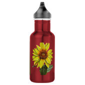 Sonnenblumenflasche Edelstahlflasche (Rechts)