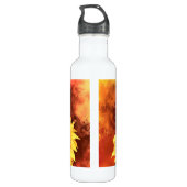 Sonnenblumenflasche Edelstahlflasche (Rückseite)