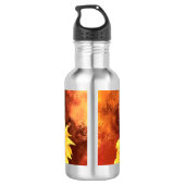 Sonnenblumenflasche Edelstahlflasche (Rückseite)