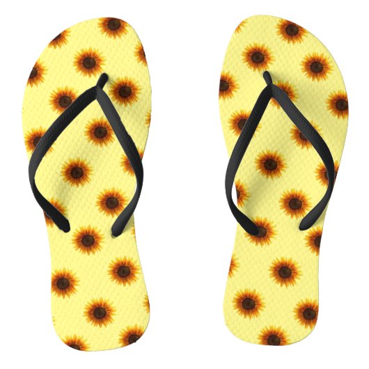 Sonnenblumenflecken Badesandalen (Fußbett)