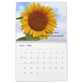 Sonnenblumenfotografie Sonnige Zitate Kalender (Mär 2026)
