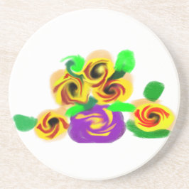 Sonnenblumenfreude Getränkeuntersetzer